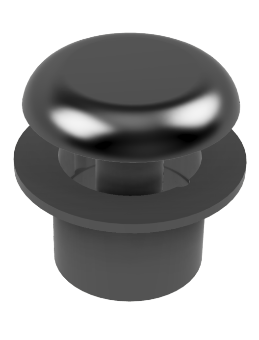 Render of the TubStep drain cap and body